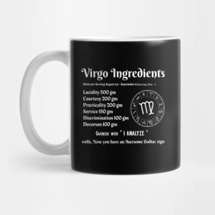 Virgo Ingredients Mug